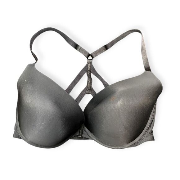 Victoria's Secret Other - VICTORIA’S SECRET Women’s Black Push-Up  Strappy Racerback Bra with Front Closur
